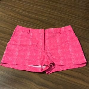 (3/$35) Like-new H&M pink and white fashion shorts